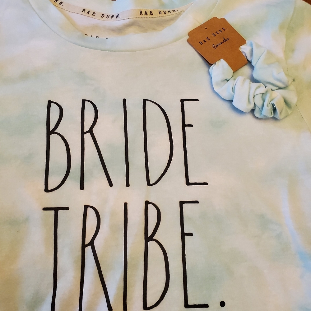 🎈2/$15 NEW RAE DUNN Bride Tribe t-shirt - Picture 2 of 6